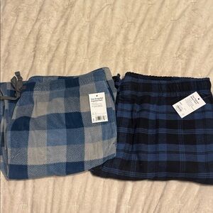Sonoma Blue and Black Plaid Men's Joggers